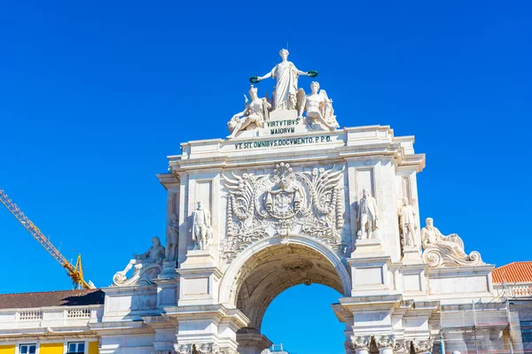 2018年8月15日 葡萄牙里斯本 普拉帕 多科梅西奥的主要拱门 — 图库照片