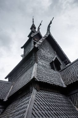 The ancient wooden church of Borgund, Norway