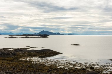 Beautiful beach in the Lofoten Islands, Norway