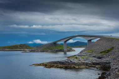 The Atlanterhavsveien, the Atlantic Road over the Ocean in Norway