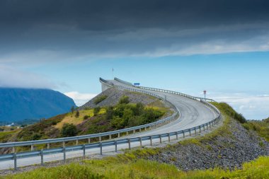 The Atlanterhavsveien, the Atlantic Road over the Ocean in Norway