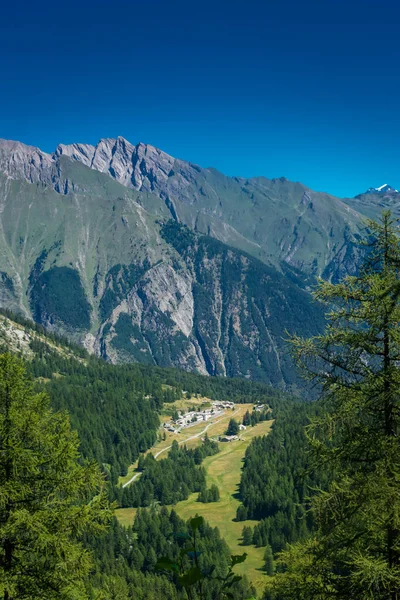 Valley Morgex Aosta Valley Olaszország — Stock Fotó
