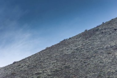 İspanya, Lanzarote 'un volkanik manzarası