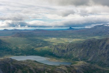 Beautiful landscape of Jotunheimen National Park from the Besseggen Ridge, Norway