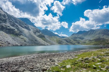 Upper Lake of Mont Avic, Aosta Valley, Italy