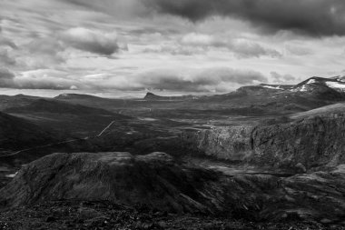 Beautiful landscape of Jotunheimen National Park from the Besseggen Ridge, Norway