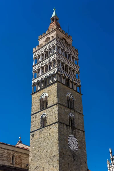Belltower Pistoia Cathedral Tuscany Italy — Φωτογραφία Αρχείου