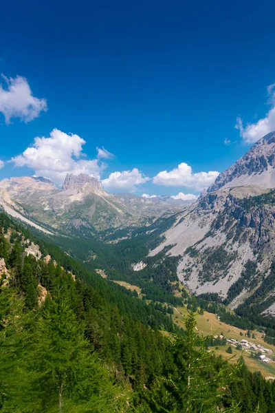 Beautiful Mountain Landscape Valley Front Mount Thabor Alps France — Stock Fotó