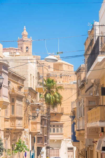 Victoria Şehir Merkezinin Sokak Manzarası Malta — Stok fotoğraf