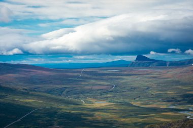 Beautiful landscape of Jotunheimen National Park from the Besseggen Ridge, Norway