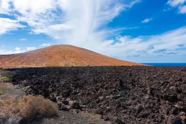Lava Hav Vulkaner Nationalpark Lanzarote Kanarieöarna Spanien — Stockfoto