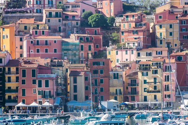Lerici Italien April 2022 Utsikt Över Den Färgglada Staden Lerici — Stockfoto