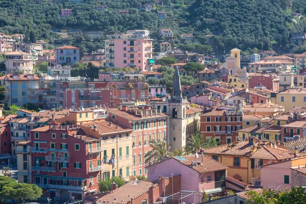 Lerici Italien April 2022 Utsikt Från Ovan Över Kuststaden — Stockfoto