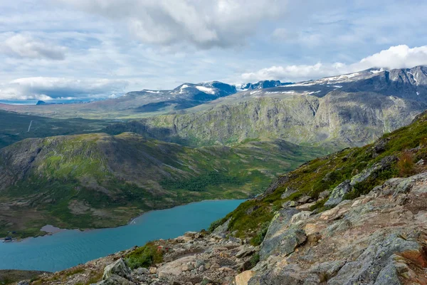 Beautiful Landscape Jotunheimen National Park Besseggen Ridge Norway — Foto Stock