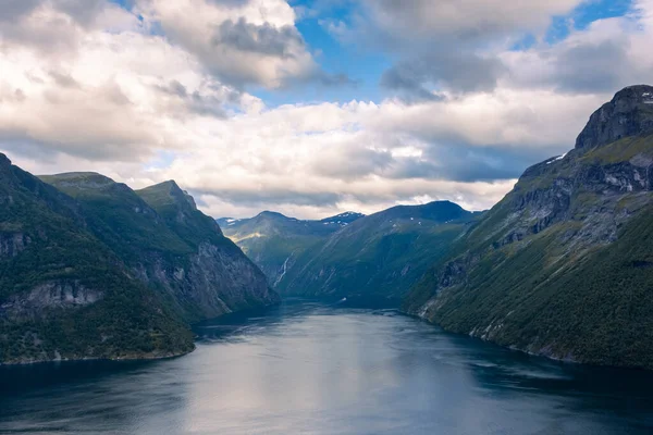 Veduta Panoramica Del Geirangerfjord Norvegia — Foto Stock