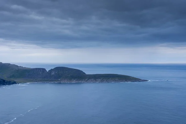Knivskjellodden Cape Bakın Avrupa Nın Kuzey Noktası Norveç — Stok fotoğraf