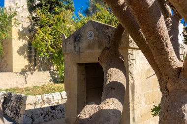 Rabat, Malta 'daki Roma yeraltı mezarlarının arkeolojik konumu