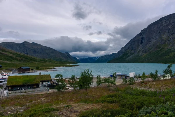 Prachtig Uitzicht Het Gjende Gletsjermeer Jotunheimen National Park Noorwegen — Stockfoto