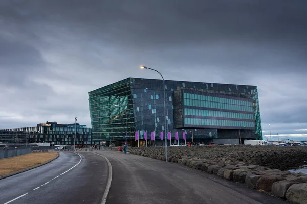 アイスランド レイキャビク 2022年11月27日 ハーパコンサートホール カンファレンスセンター — ストック写真