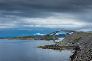 The Atlanterhavsveien, the Atlantic Road over the Ocean in Norway