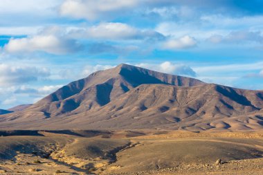 Amazing volcanic landscape in Lanzarote, next to Papagayo Beach, Canary Islands, Spain