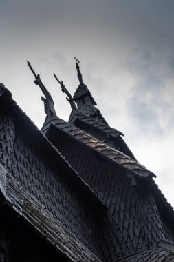 The ancient wooden church of Borgund, Norway