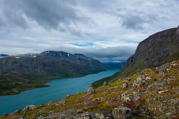 Beautiful landscape of Jotunheimen National Park from the Besseggen Ridge, Norway