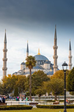 Sonbaharda İstanbul Mavi Camii, Türkiye