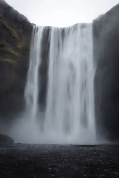 stock image Amazing view of the Skogafoss Waterfall, Iceland