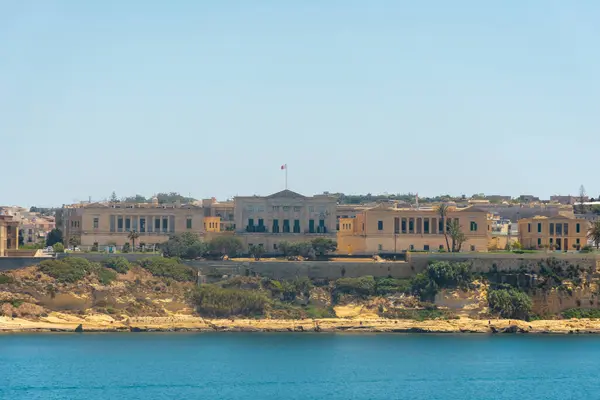 Blick Auf Senglea Eine Der Drei Städte Maltas Stockbild