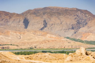 Antik Panjakent kalıntıları, Tacikistan 'daki eski yerleşim yerleri.