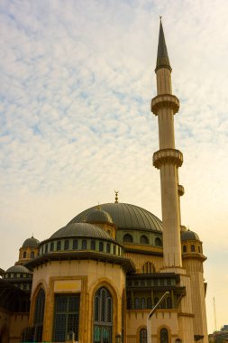 Mosque of Taksim Square in Istanbul, Turkey clipart