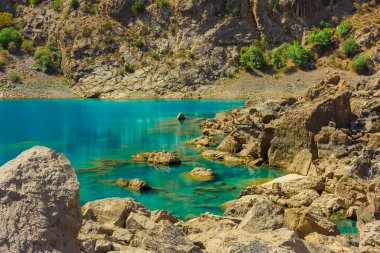 Yedi Gölün berrak suları, Fann Dağları, Tacikistan