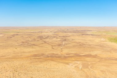 Özbekistan 'ın Chilpik Kala bölgesinden Khorezm Çölü