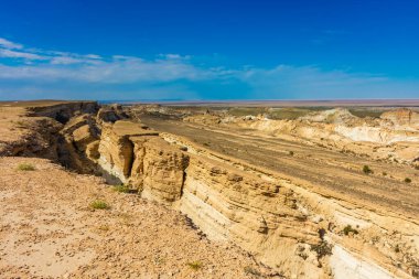 Eski Aral Denizi 'ndeki Ustyurt Kanyonu, Özbekistan