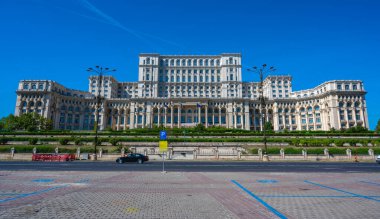 Parlamento Sarayı, Bükreş, Romanya. Yüksek kalite fotoğraf