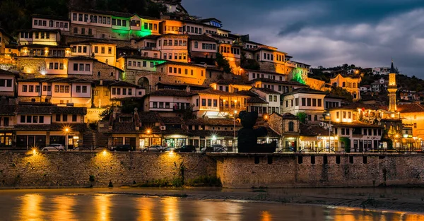 Cidade Histórica Berat Albânia Património Mundial Pela Unesco Foto Alta — Fotografia de Stock