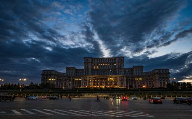 Parlamento Sarayı, Bükreş, Romanya. Yüksek kalite fotoğraf