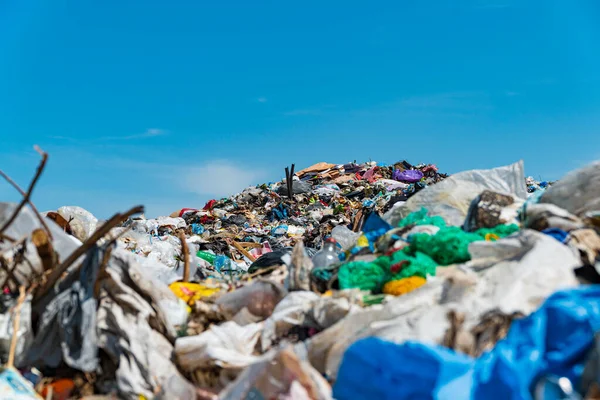 Odpady Lub Śmieci Gospodarstw Domowych Składowiskach Odpadów Obrazy Stockowe bez tantiem