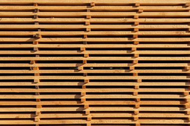 Dikey ahşap levhalar titizlikle dokulu bir duvar oluşturmak için düzenlenmiştir. Parlak ışıklandırılmış bir ortamda doğal ahşap tanecikleri göstererek sıcak bir atmosfer yaratırlar..