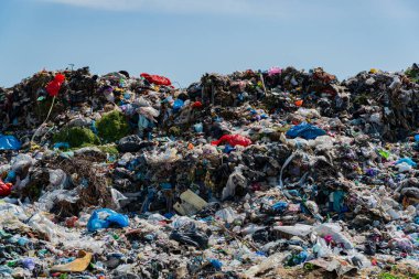 Çöp yığınları, plastik atıklar ve çevreyi ve ekolojik dengeyi ciddi şekilde etkileyen atıklarla doludur..