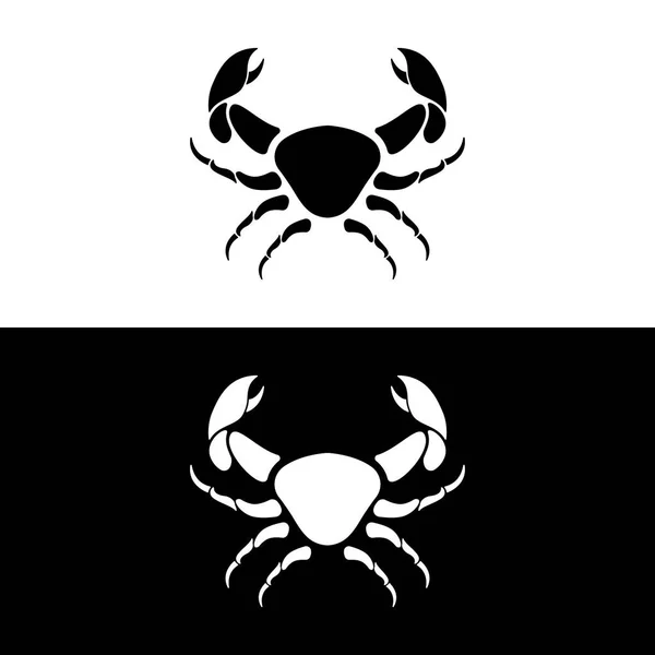 Abstraktes Krabben Oder Meeresfrüchte Logo Für Unternehmen Restaurants Und Geschäfte — Stockvektor