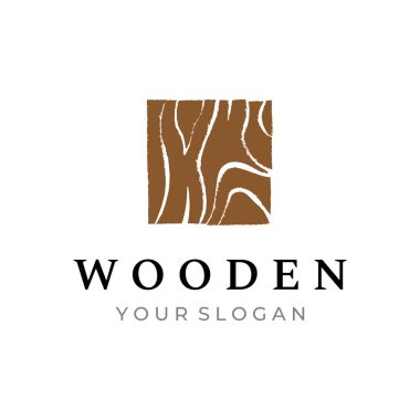Tahta ve doğal fiber logo tasarımı, marangoz ve ahşap kalaslar ve testere ustası aletleri..