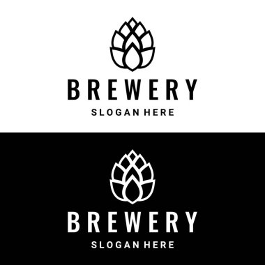 Premium quality vintage craft beer logo template. For badges, emblems, beer companies, bars, taverns.