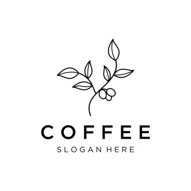 El yapımı klasik Arabica kahve fincanı ve kahve fabrikası logosu. İş, kafe, restoran, rozet ve kahve dükkanı logosu..