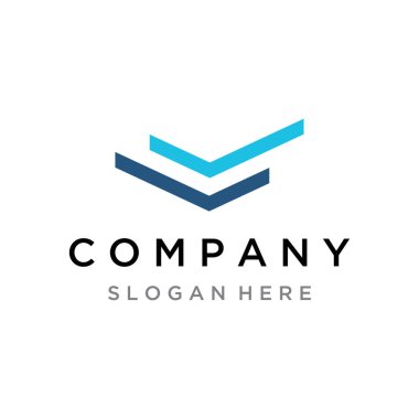 Abstract creative logo element is universal, can be used for business, brand, company, business card, property or building.