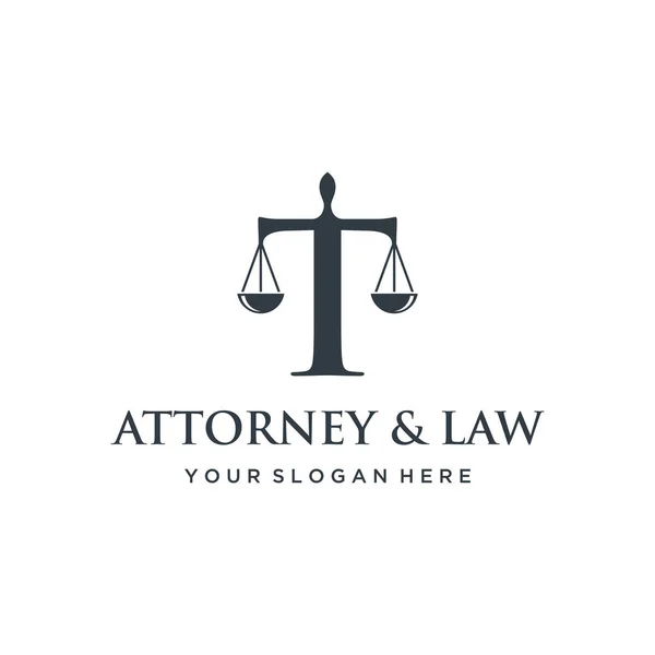 stock vector Law firm and attorney Logo.Justice template with pillar, sword and scales concept.Vector illustration.