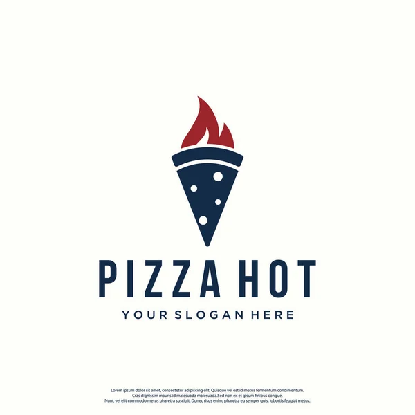 Logo Pizza Avec Pelle Four Brique Logo Pour Affaires Restaurant — Image vectorielle