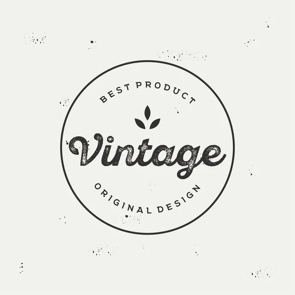Logotipo Tipografia Crachá Vintage Retro Para Negócios Roupas Barbeiro Restaurante —  Vetores de Stock