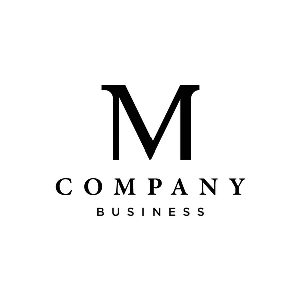 Logo Letra Inicial Monograma Geometria Que Único Moderno Luxuoso Elegante — Vetor de Stock